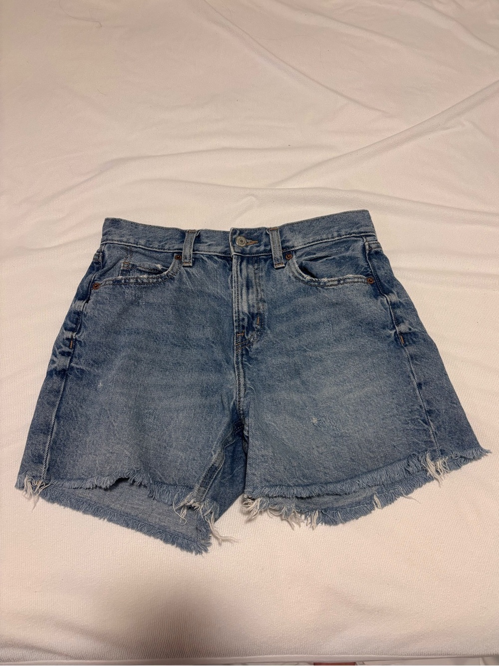 Old Navy High-Rise Denim Shorts - Light Blue
